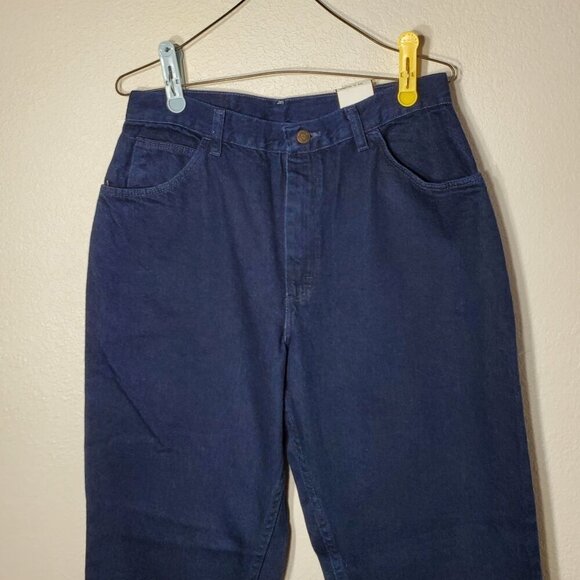 VTG Gitano Jeans Womens 14 Avg Relaxed Fit Navy Y2K 80s 90s Mom Jeans High Rise - Picture 8 of 10
